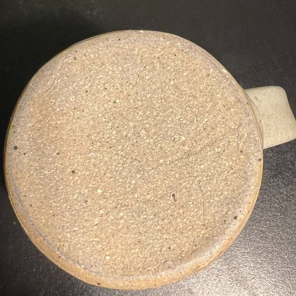 Handcrafted Hand Painted Pottery Mug Embossed w/ Word SAWBILL ~ Minnesota - Picture 7 of 9